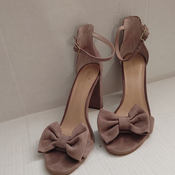Kate Spade Suede Big Bow Sandals Size 9.5 M - Picture 9 of 11